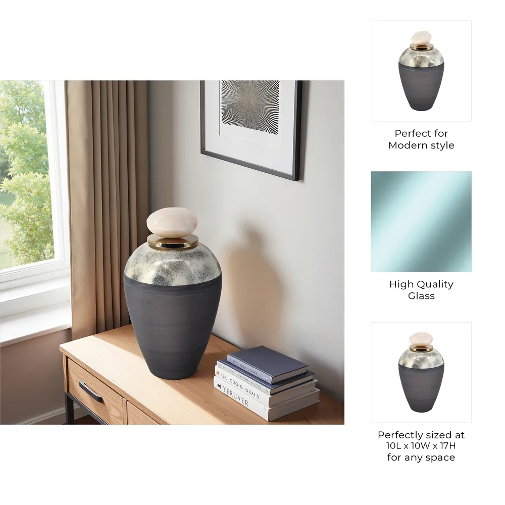 HAMLINRIDGE GRAY JAR 17 (IN)