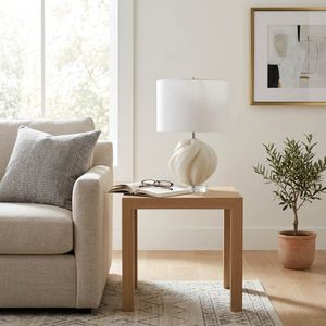 ELLENOAK WHITE LAMP 21 (IN) 2