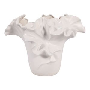 ALDERPORT WHITE VASE 8 (IN) 1