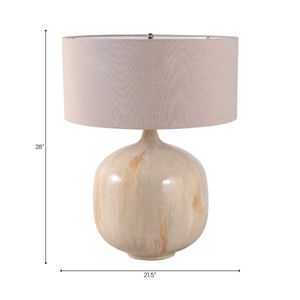 JUNERIDGE IVORY LAMP 28 (IN) 8