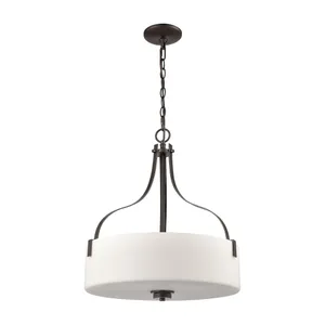 Market Square 18'' Wide 3-Light Pendant - Oil Rubbed Bronze 2