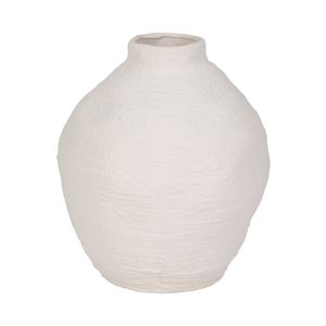 DENNINGHOLM WHITE VASE 13 (IN) 4