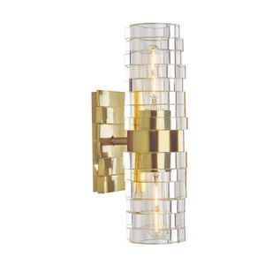 Murano 13.5'' High 2-Light Sconce - Satin Brass 1
