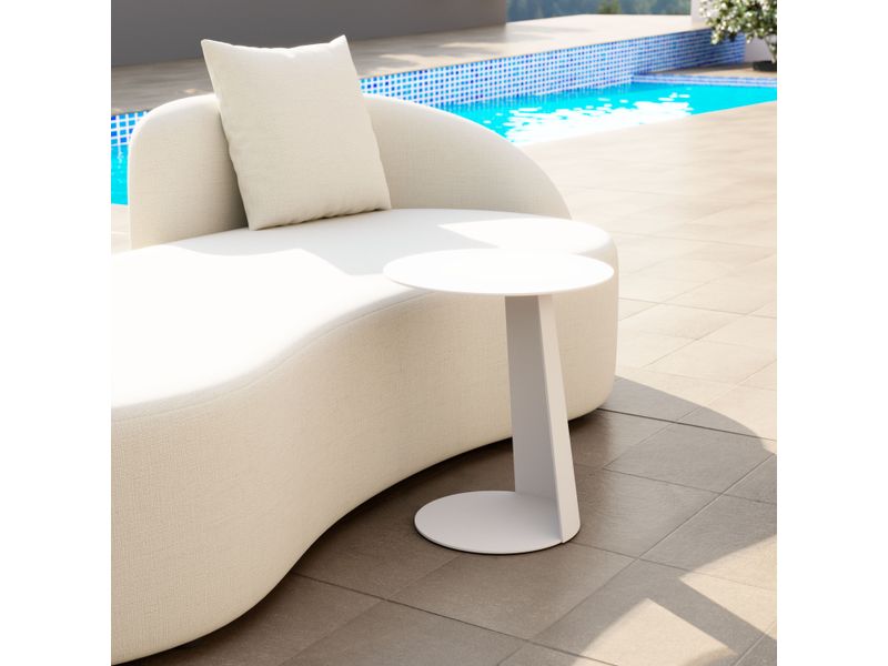 Sunny Isles Side Table White 2