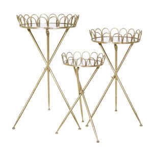 GRANLEYWAY SET OF 3 GOLD TABLE 32 (IN) 1