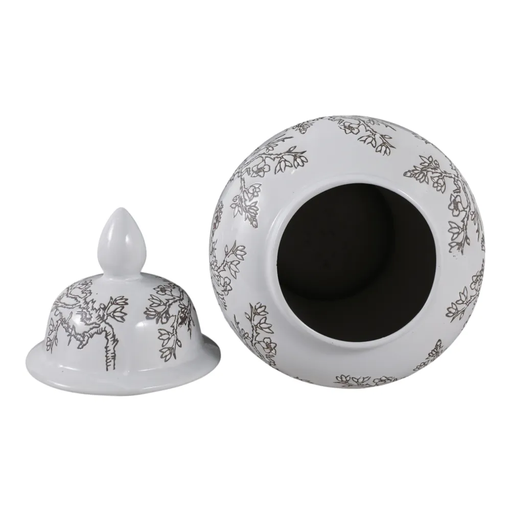 BARTONRUN WHITE CHINOISERIE 19 (IN)
