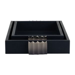 FORRESTMILL SET OF 2 BLUE TRAY 3 (IN) 4