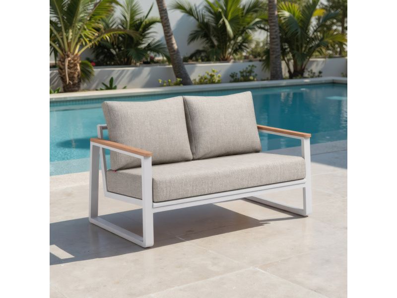Welt Sofa Taupe & White 2
