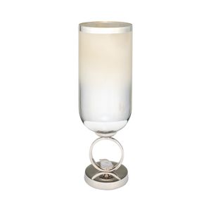 ROCKWIND WHITE GLASS VASE 17 (IN) 1