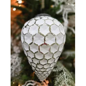 Large Wintery Honeycomb 10x6.5x6.5in 1
