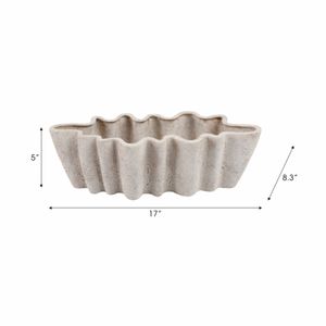 EDMONDBURN TAUPE BOWL 6 (IN) 9