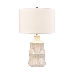 Dorin 25.5'' High 1-Light Table Lamp - White Glazed 1