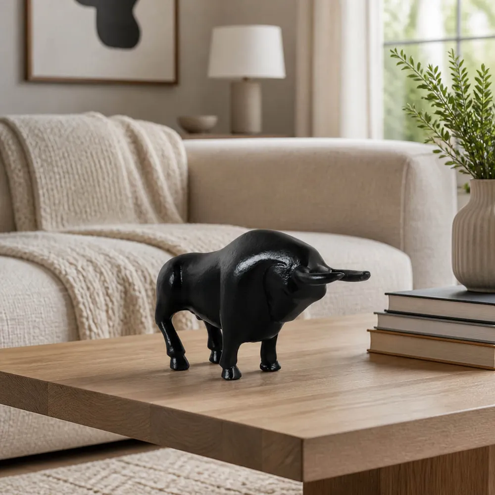 DUFFYSTONE BLACK DECOR 6 (IN)
