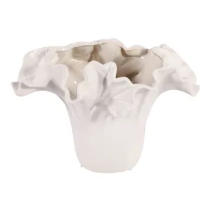 ALDERPORT WHITE VASE 7 (IN) 6