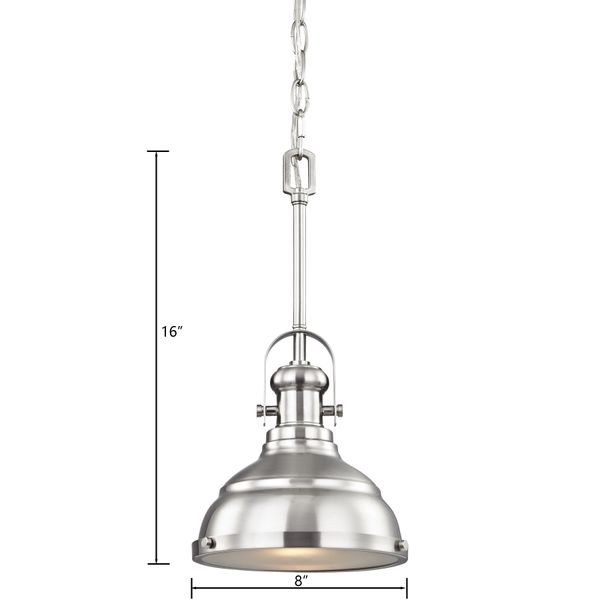 Blakesley 8'' Wide 1-Light Mini Pendant - Brushed Nickel