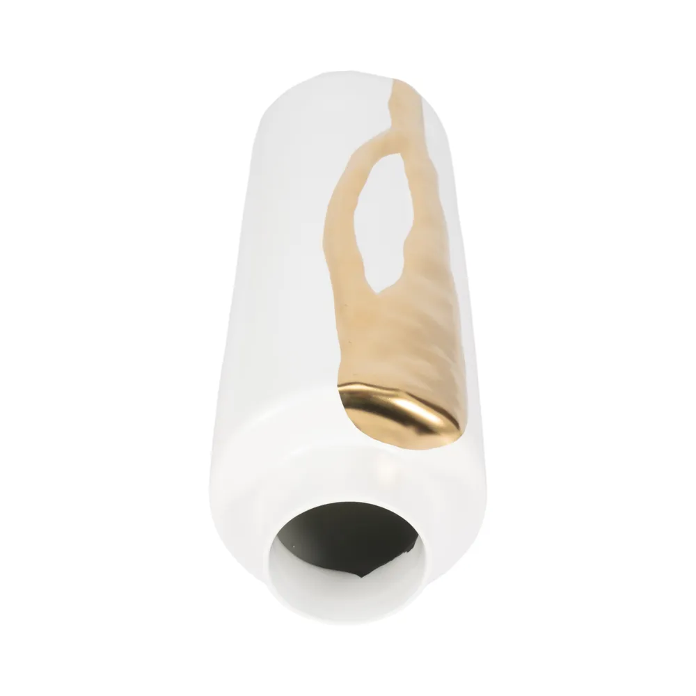JUNEROSE WHITE VASE 20 (IN)