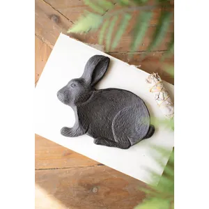 Cast Iron Easter Rabbit Trinket Tray 3