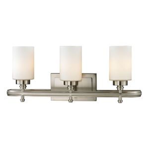 Dawson 23'' Wide 3-Light Vanity Light - Brushed Nickel 1
