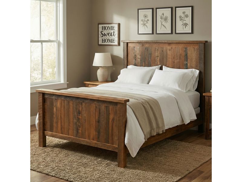 Barnwood Traditional Bed - Cal King 1