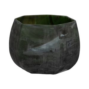 DYLANDALE GREEN GLASS VASE 10 (IN) 1