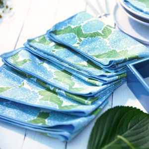 Blue Hydrangea Eco Dinner Napkins (Set of 6) 4