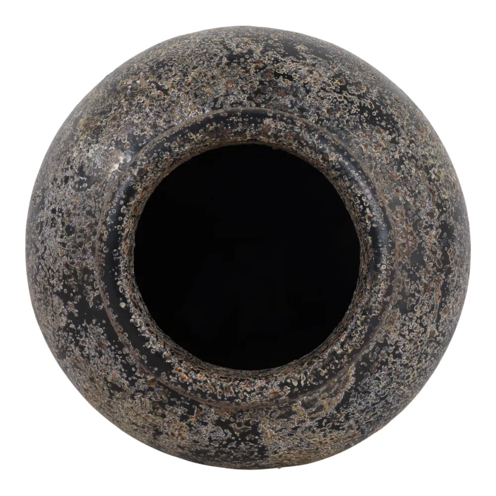 WILSONMOOR BLACK VASE 12 (IN)