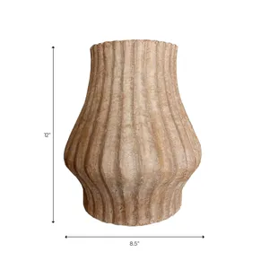 FALTONLAKE BROWN VASE 13 (IN) 8