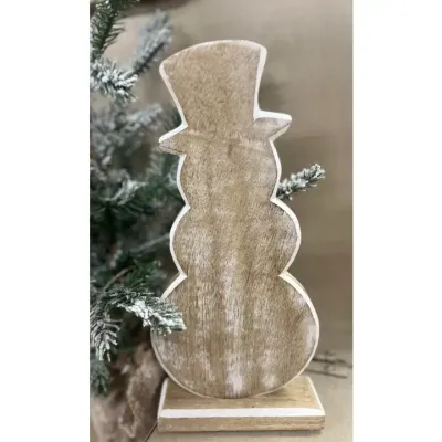 Wooden Frosty 10x5in