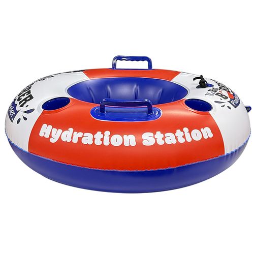 Hydration Station - Inflatable Tube w/ 4 Cup Holders -Packaged