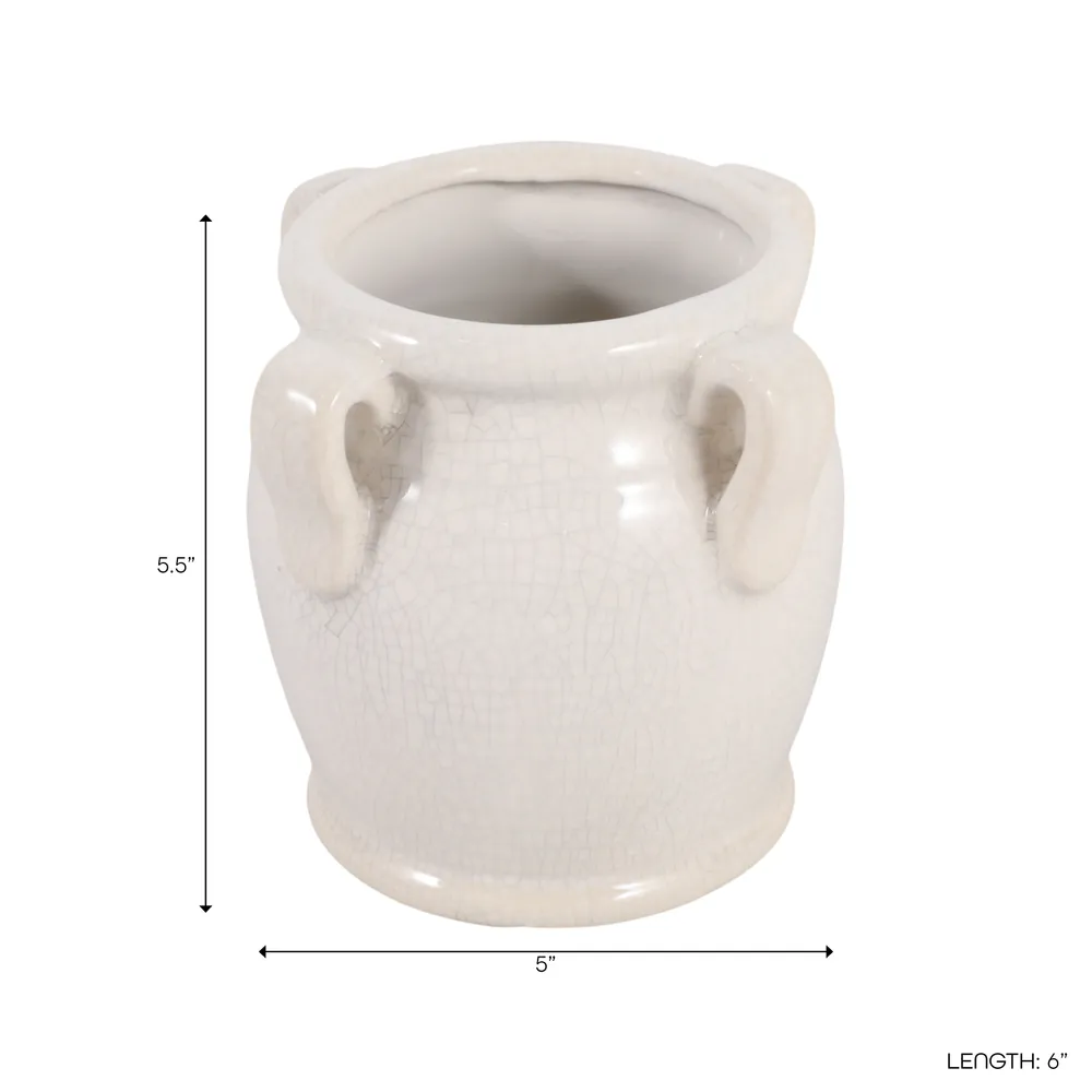 KENDALLPORT WHITE PENCIL CUP 6 (IN)