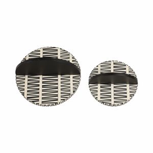 IVYGATE SET OF 2 BLACK DECOR 10 (IN) 3