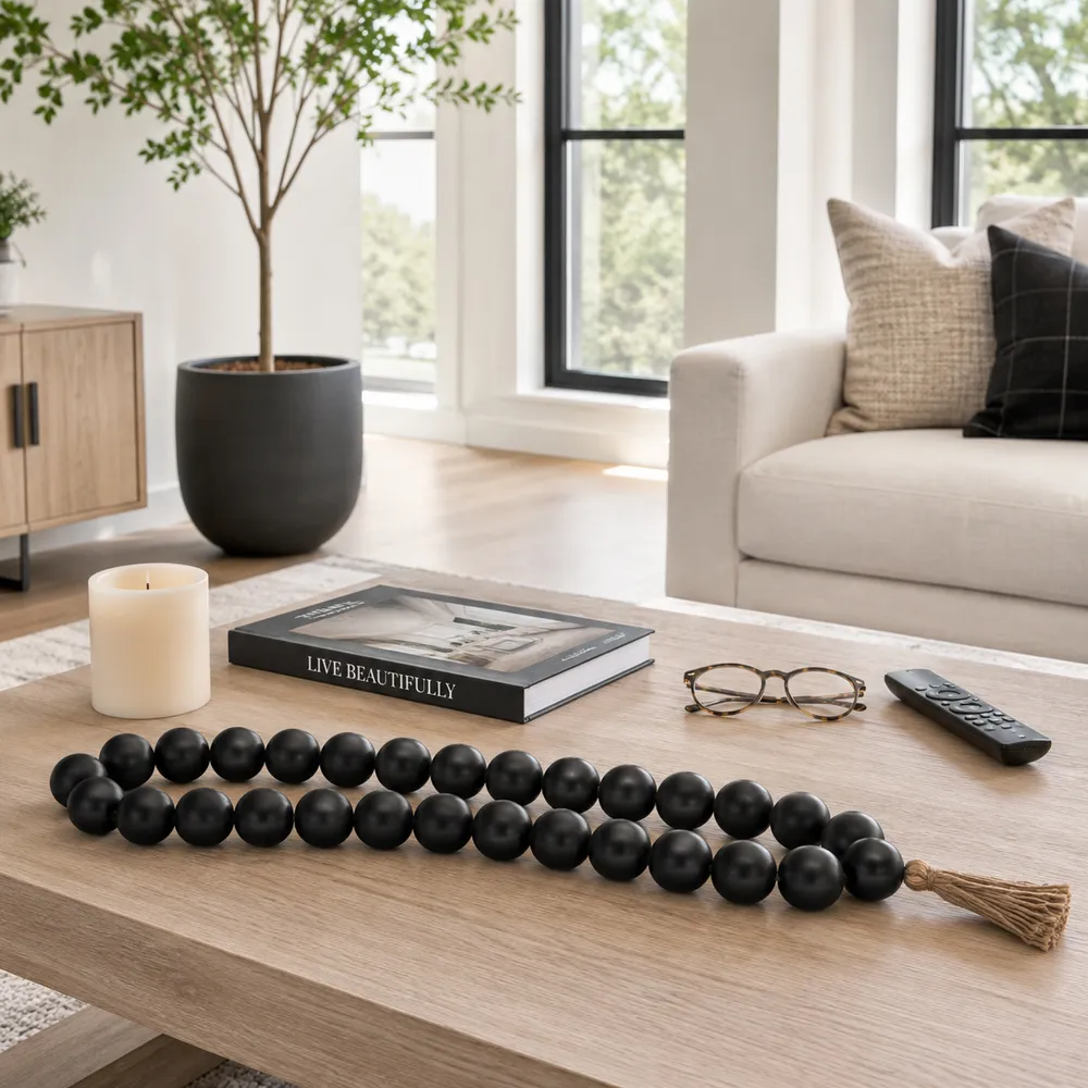 FORDHAMLEY BLACK BEAD 2 (IN)