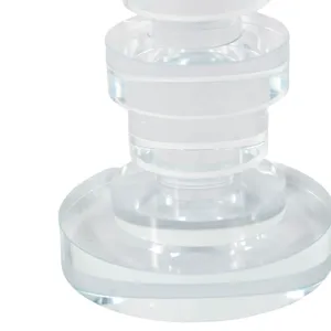 FINNSHAW CLEAR CANDLE HOLDER 9 (IN) 5