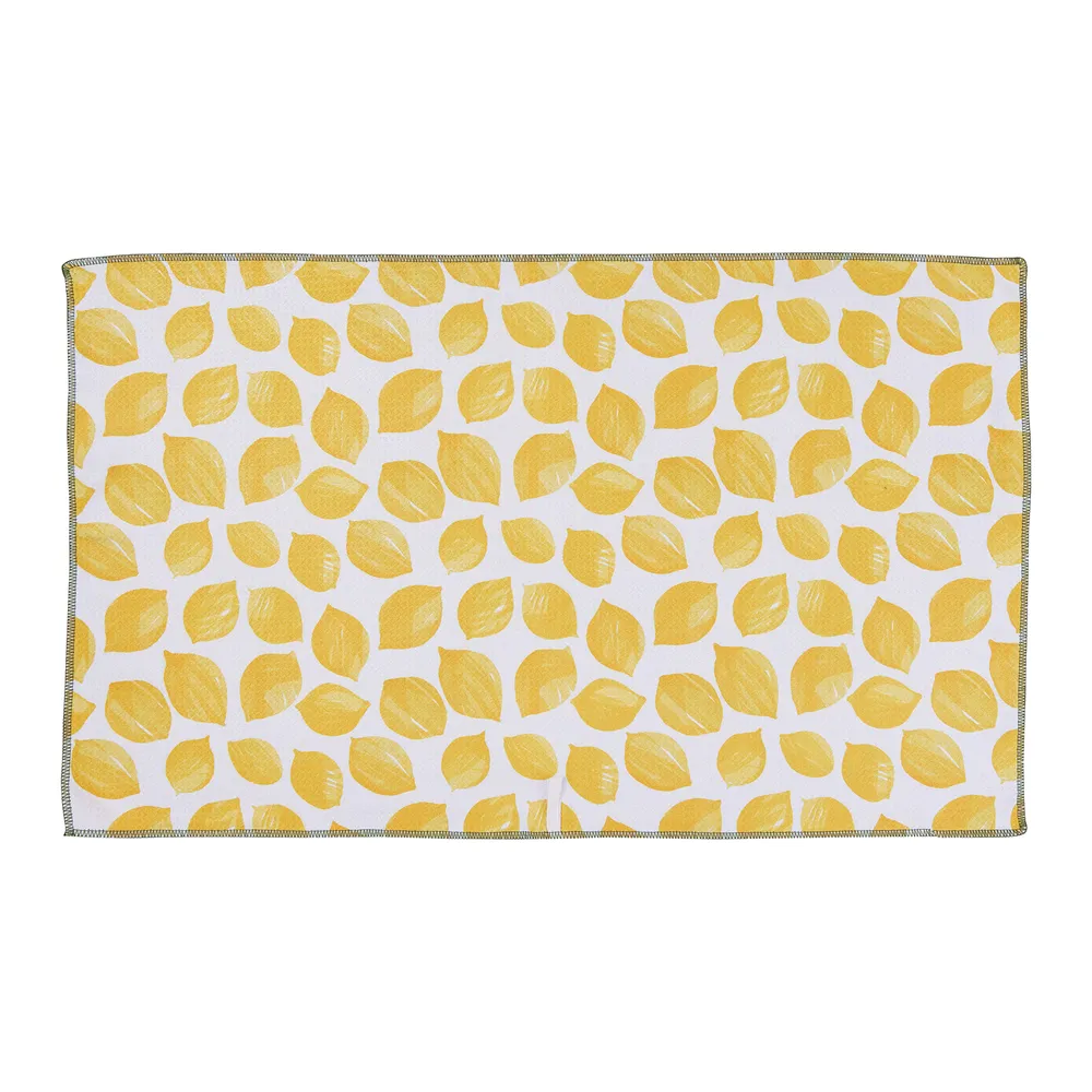 Lemon Blossoms Eco Kitchen Tea Towel