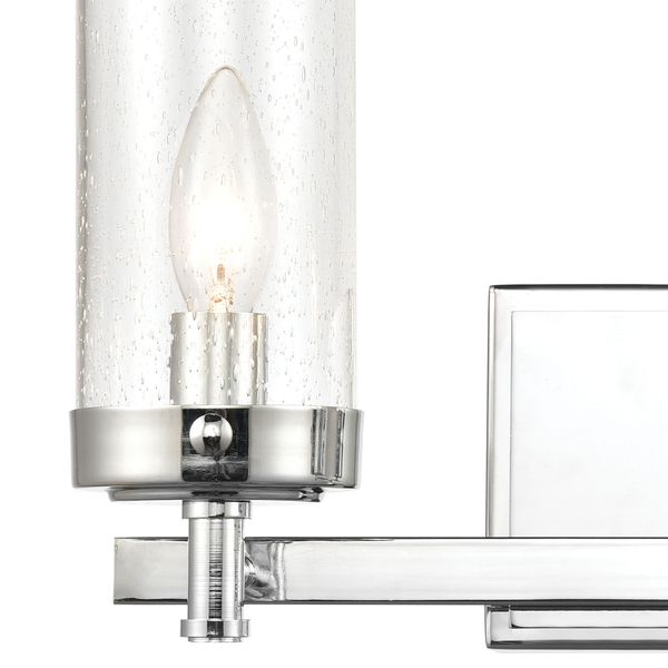 Melinda 15'' Wide 2-Light Vanity Light - Polished Chrome