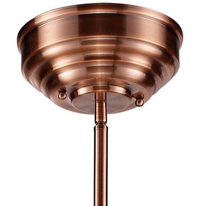 Chadwick 47'' Wide 3-Light Linear Chandelier - Antique Copper 6