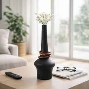 FARROWMILL BLACK VASE 21 (IN) 11