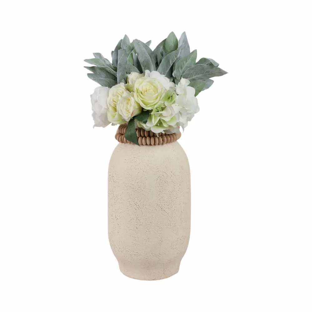 GLASTON IVORY VASE 16 (IN)