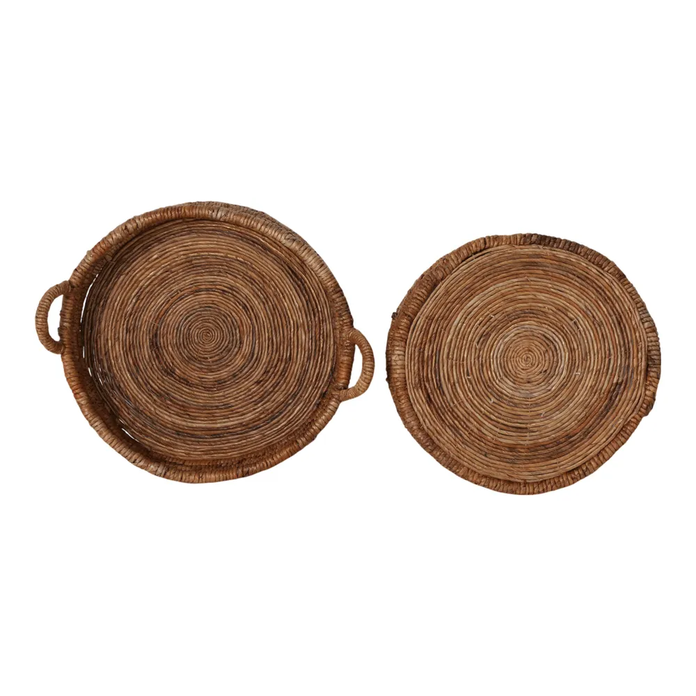RIPLEYMORE SET OF 4 TAN TRAY 9 (IN)