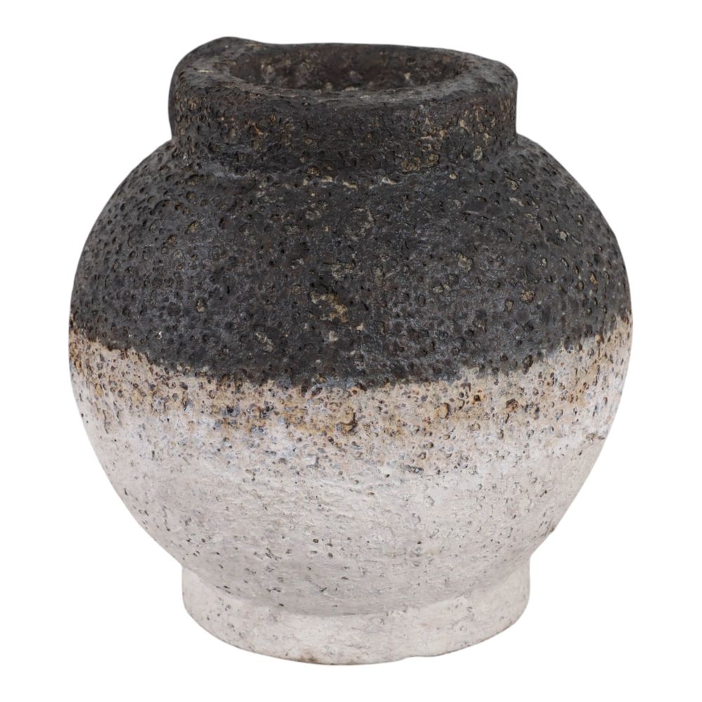 GLENPORT BLACK VASE 6 (IN)