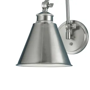 Aidan 18.5'' High 1-Light Swingarm Sconce - Brushed Nickel 4