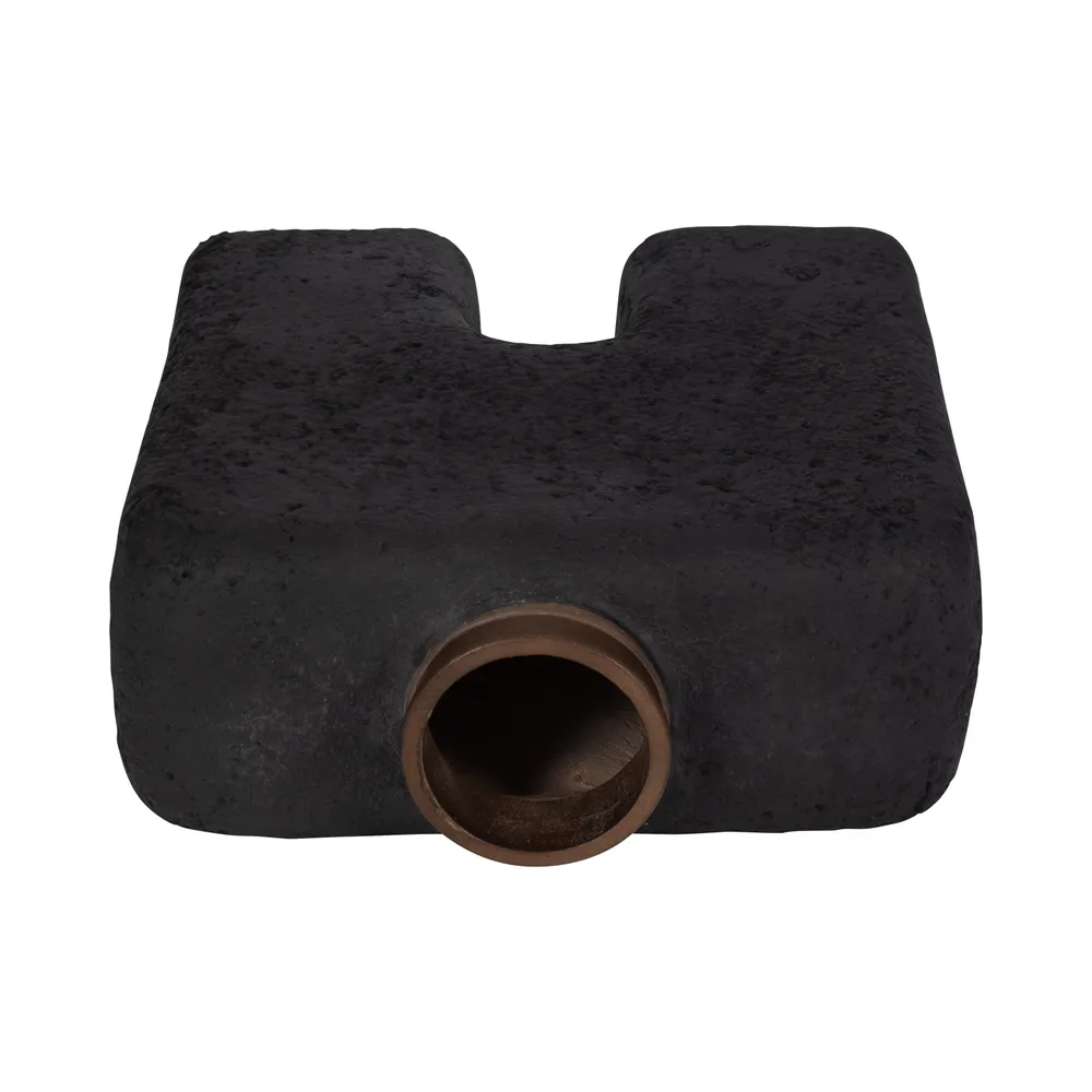 ROLANDCREST BLACK VASE 13 (IN)