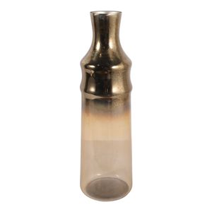 LONDONOAK BROWN GLASS VASE 24 (IN) 4