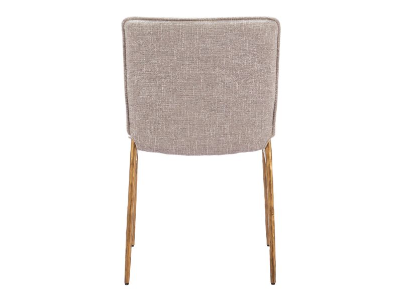 Nordvest Dining Chair Beige & Gold 5