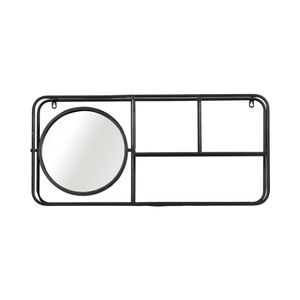ARDOAK BLACK WALL SHELF 14 (IN) 1