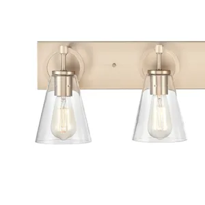 Harnell 31.5" Wide 4-Light Vanity Light - Champagne Gold 3