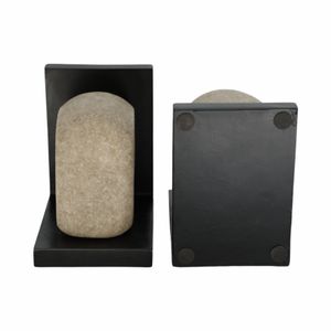 LYNNPARK SET OF 2 BROWN BOOKENDS 6 (IN) 6