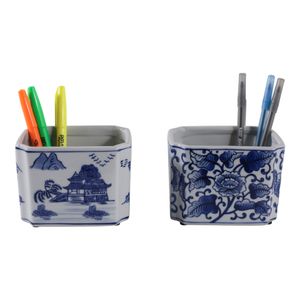 GAINESDALE SET OF 2 BLUE PENCIL CUP 4 (IN) 3