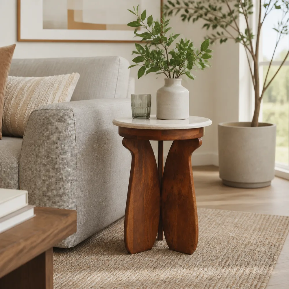 GALEFORD IVORY TABLE 22 (IN)