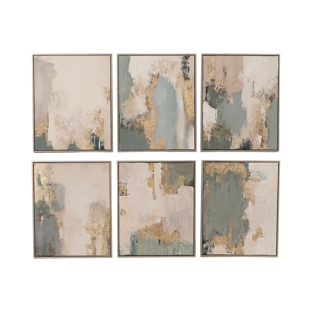 BRADENHAVEN SET OF 6 TAN ART 20 (IN)